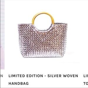 Mother Earth woven handbag with smaller bag